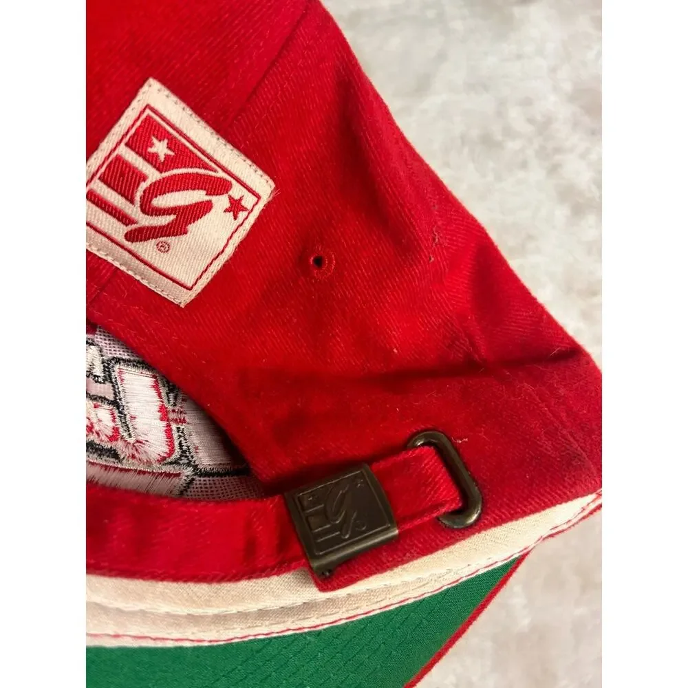 Vintage 1990's Nebraska Cornhuskers Hat Cap Strap back OSFM The Game Red White